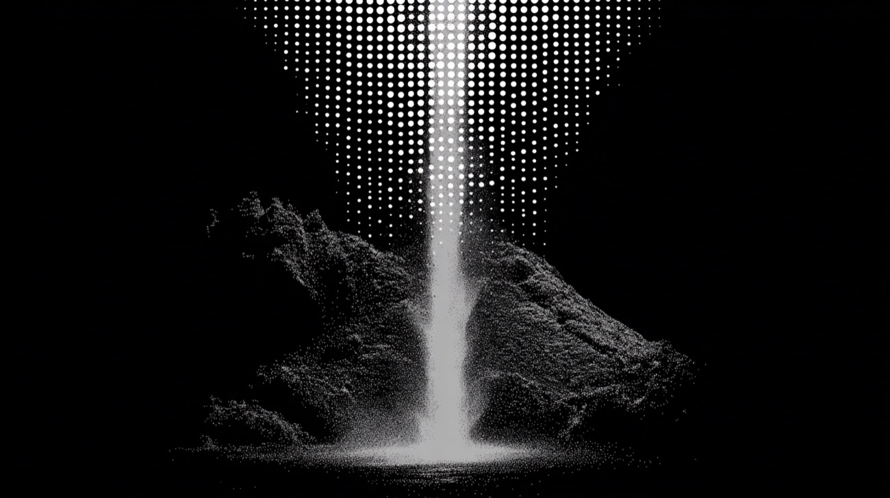 A globe rendered in fine particles, suggesting work that runs across distributed systems.